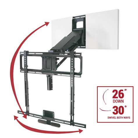 Mm815 Motorized Drop Down And Swivel Tv Mount Mantelmountca