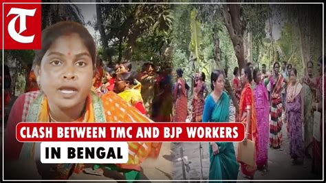 Clash Breaks Out Between Tmc And Bjp Workers In West Bengals