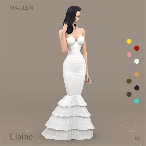 Elaine Dress Madlen Sims Wedding Dress Sims Dresses Dress