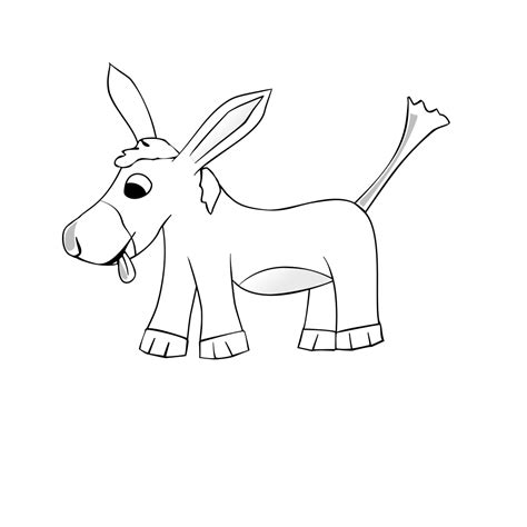 Donkey Outline PNG, SVG Clip art for Web - Download Clip Art, PNG Icon Arts