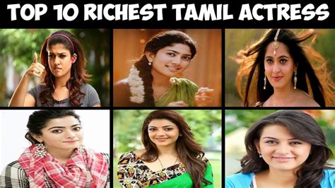 Top 10 Richest Tamil Actress - 2020 | Top 10 Actress in Tamil - 2020 ...