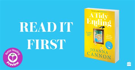 Your Preview Verdict A Tidy Ending By Joanna Cannon Better Reading