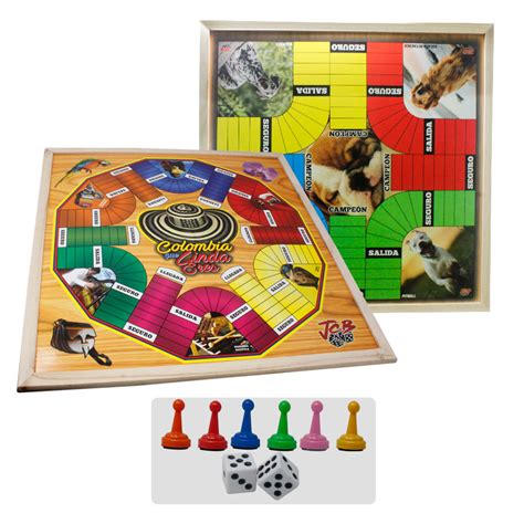 Tablero Parques Juego De Mesa Parques Rana 2 Juegos En 1 Juego De