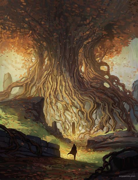 Golden Tree Jorge Jacinto On ArtStation At Https Artstation