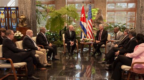 Cuba: Miguel Díaz-Canel received a delegation of US congressmen | The ...