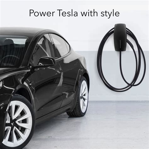 Lectron Black Tesla Gen 3 Wall Charger Faceplate