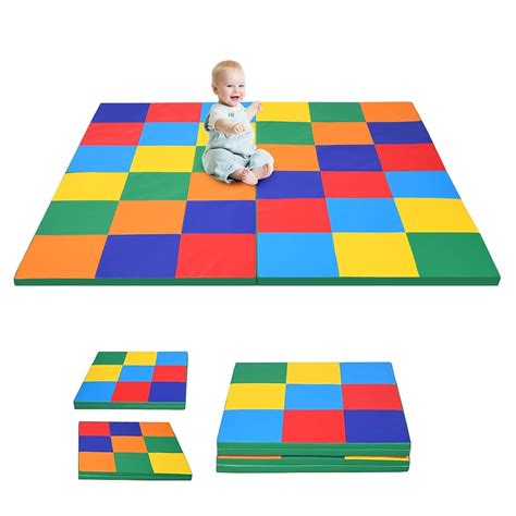 Costzon Toddler Foam Play Mat Foldable Baby Crawling Mats