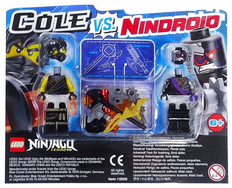 LEGO NINJAGO FIGURKA COLE VS NINDROID 112005 14047258314 Allegro Pl