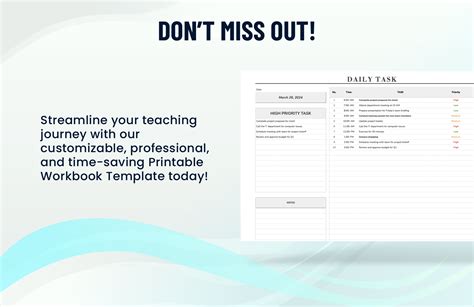 Printable Workbook Template in MS Excel, Google Sheets - Download | Template.net