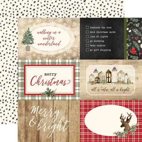 Carta Bella Paper Co Christmas Collection Kit Twelve 12x12 Etsy