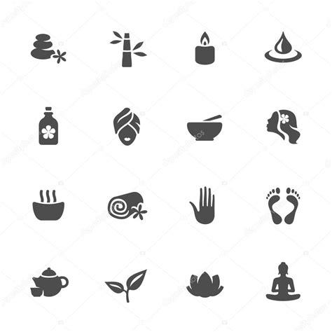 Spa Icon Set Stock Vector Image By ©missbobbit 46051535