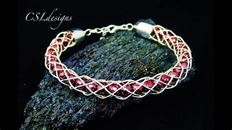 Hollow Wirework Kumihimo Bracelet Youtube