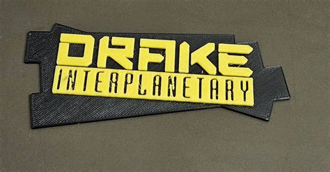 Star Citizen Drake Interplanetary Logo And Keyring Keychain Par