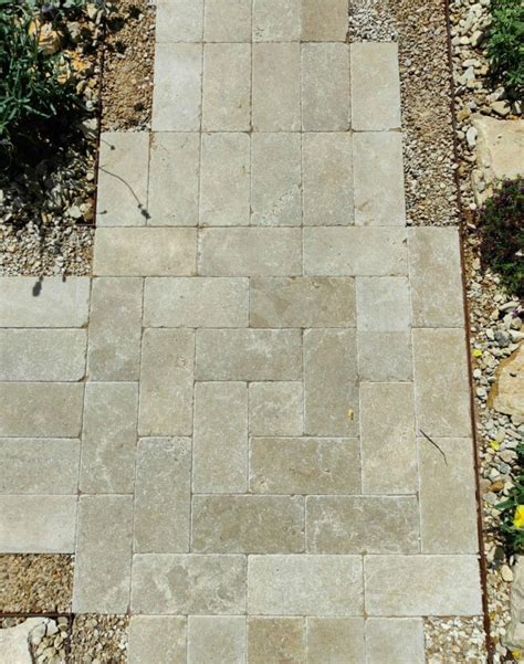 Dijon Blend Tumbled Outdoor Limestone Cobble Shop Now