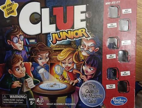 Hasbro Junior Clue Board Game Age 5 EBay