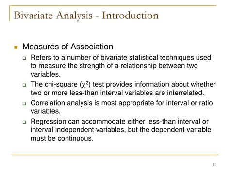 PPT Univariate And Bivariate Analysis PowerPoint Presentation Free