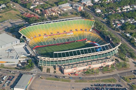 Aerial Photo Commonwealth Stadium Edmonton