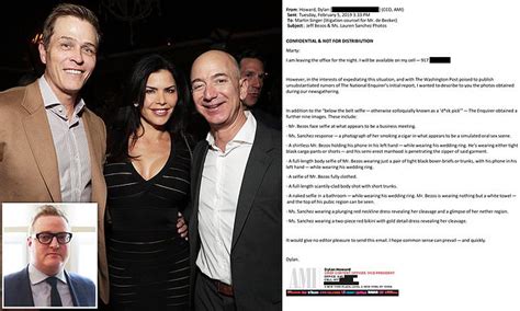 National Enquirer Threatened To Post Explicit Nude Pics Of Jeff Bezos Daily Mail Online