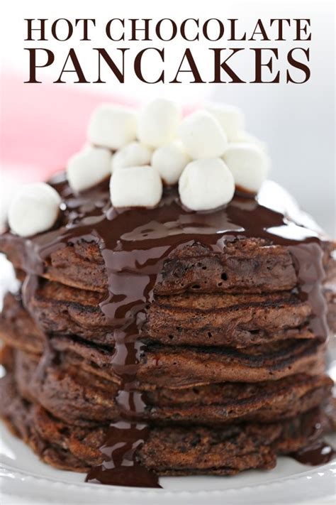 Hot Chocolate Pancakes