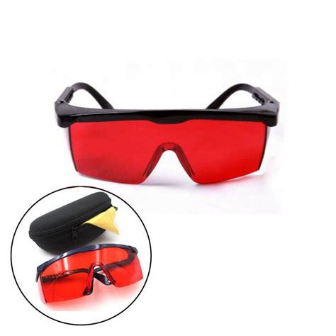 Wholesale Anti Uv Shortwave 254nm Ultraviolet Light Eyes Protection Safety Glasses Goggles Red