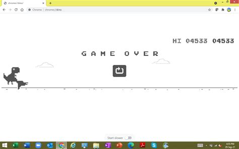 New highscore in the No Internet Dino game : r/teenagers