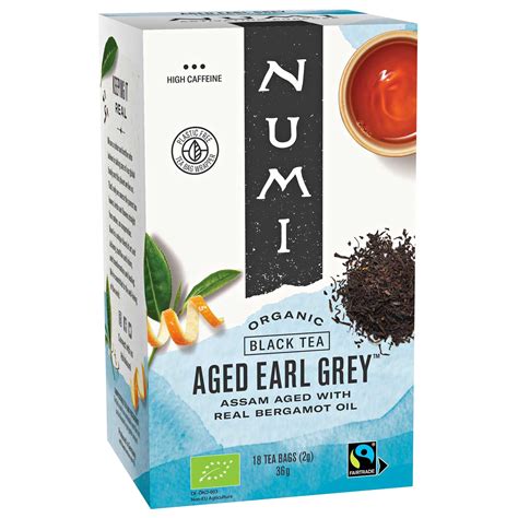 Numi Organic Tea Aged Earl Grey P Sar Jordklok Se