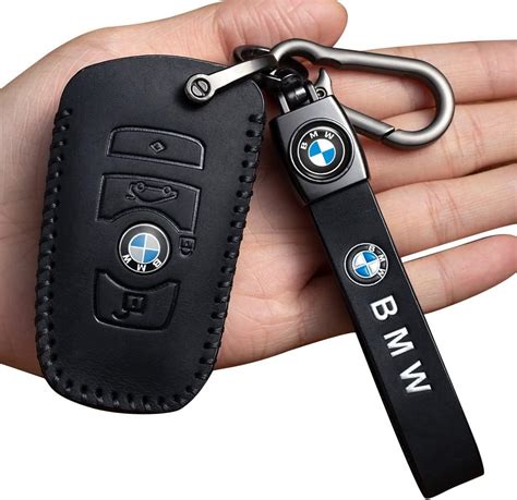 Buy Leather Car Key Fob Cover Compatible With Bmw 1 3 4 5 6 7 Series X3