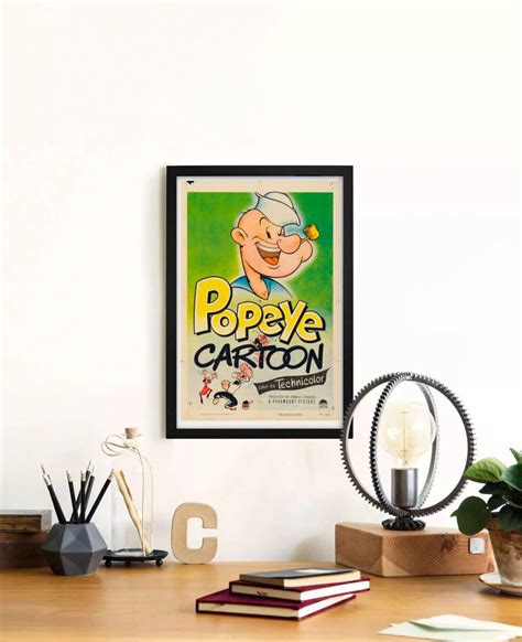 Popeye 1955 Movie Poster - The Curious Desk