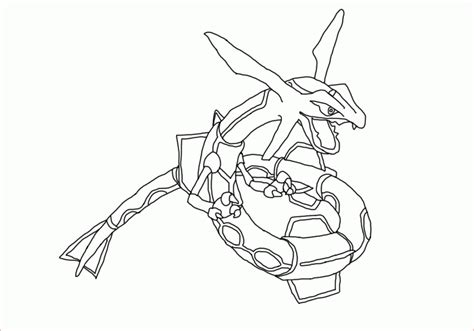 8 Prestigieux Coloriage Pokemon Legendaire Rayquaza Image COLORIAGE