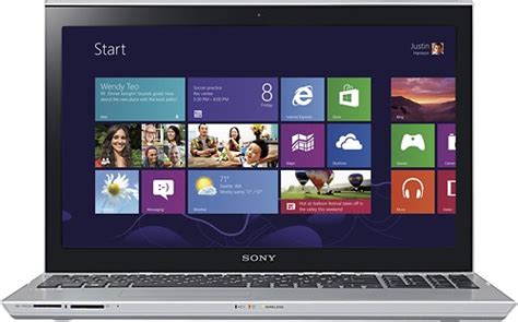 Best Buy Sony Vaio T Series Ultrabook Touch Screen Laptop Gb