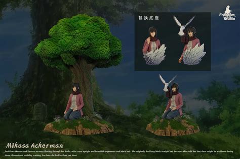 Under The Tree Mikasa Ackerman - Attack On Titan Resin Statue - Freedom ...