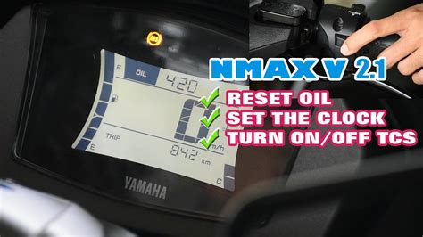 Oil Reset Yamaha Nmax Motorcycle YouTube