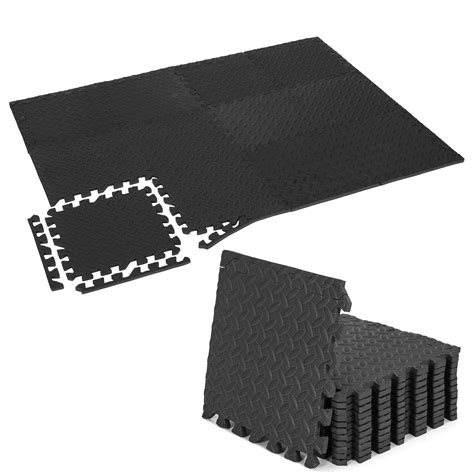 Interlocking Exercise Foam Mats with Border, Interlocking Floor Mats ...