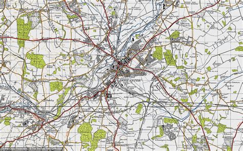 historic ordnance survey map  doncaster