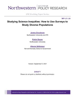 Fillable Online How To Use Surveys To Study Diverse Populations Wp