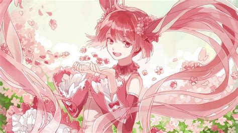 Pink Miku Desktop Wallpapers Wallpaper Cave