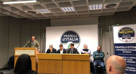 Fratelli D Italia Le Liste Pugliesi Per Camera E Senato