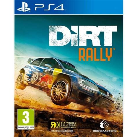 Dirt Rally Jeu PS4 Achat Vente Jeu Ps4 Dirt Rally PS4 Cdiscount