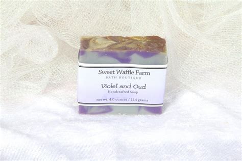 Violet And Oud Luxury Soap Sweet Waffle Farm