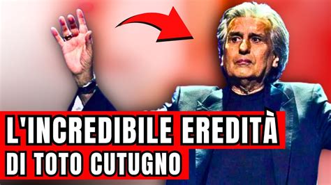 Ecco Quanto Ha Lasciato In Eredit Toto Cutugno La Cifra Ammonta A