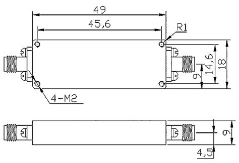 Passive RF Bandpass Filter 6307 MHz ATO