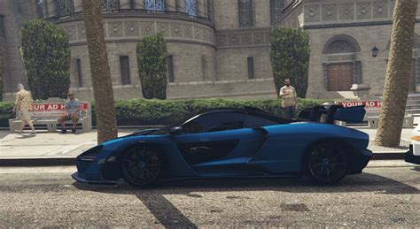 Shmee Mso Mclaren Senna Dark Blue Carbon Fiber Livery Gta