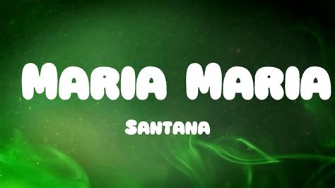 Santana Maria Maria Lyrics Ft The Product Gandb Youtube