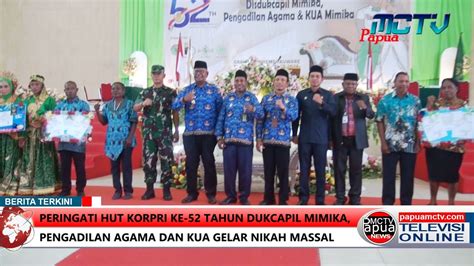 Peringati Hut Korpri Ke Tahun Dukcapil Mimika Pengadilan Agama Dan