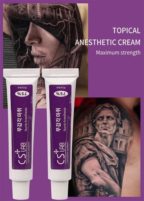 Cslab 75 Purple Tattoo Anesthetic Numb Cream Factory Price Numbing