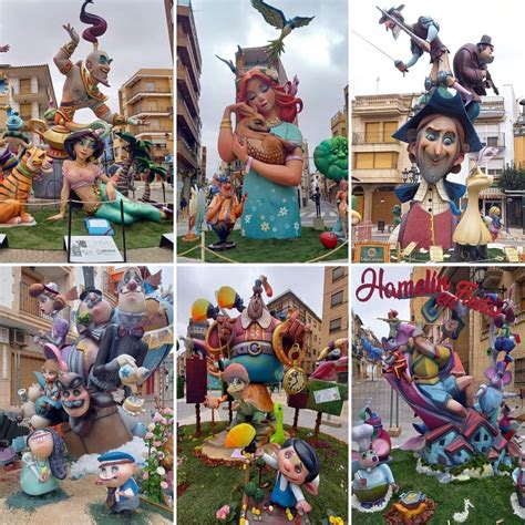 Fallas 2022 Utiel Luce Sus 6 Monumentos Falleros Utiel