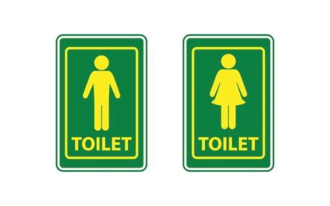 Premium Vector Toilet Sign Icon Male And Female Toilet Symbols Vector