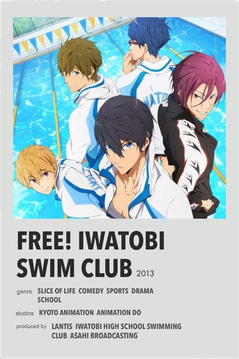 Free! anime poster | Swimming anime, Anime films, Iwatobi swim club