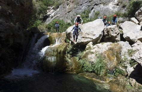 Barranco Del Rio Verde Integral Barranco Tecnico Con Rappeles Saltos