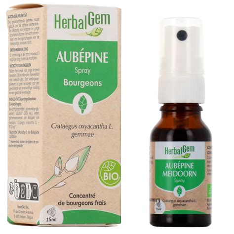 Herbalgem aubépine bio Complément alimentaire gemmothérapie